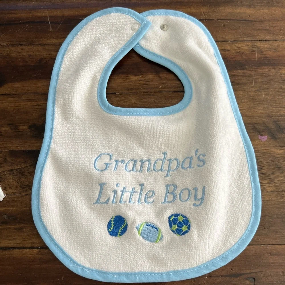 NWOT - Grandpa’s Little Boy Bib